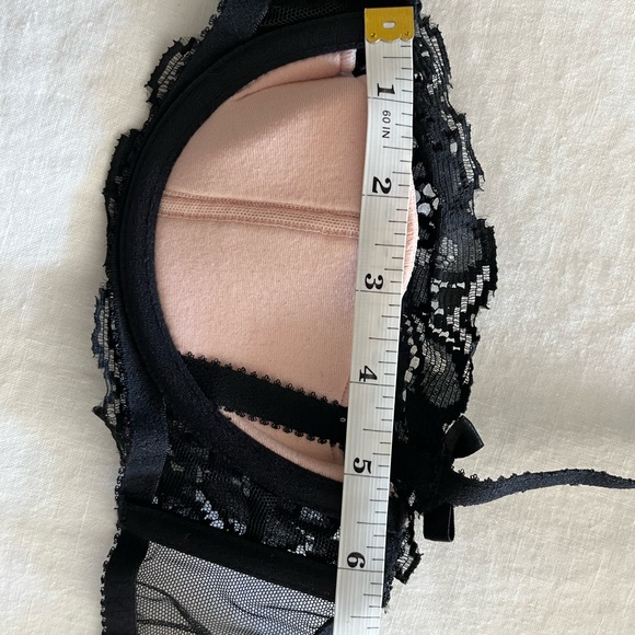 NWT L’Agent by AP Reia Lace Wire Balcony Bra - Picture 8 of 8